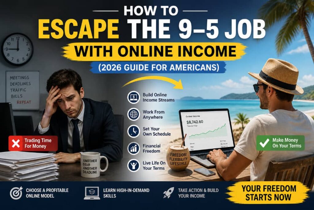 How to Escape the 9–5 Job With Online Income (2026 Guide for Americans) adce95c0 d19a 4fbc b9a8 12b4b5b17d81
