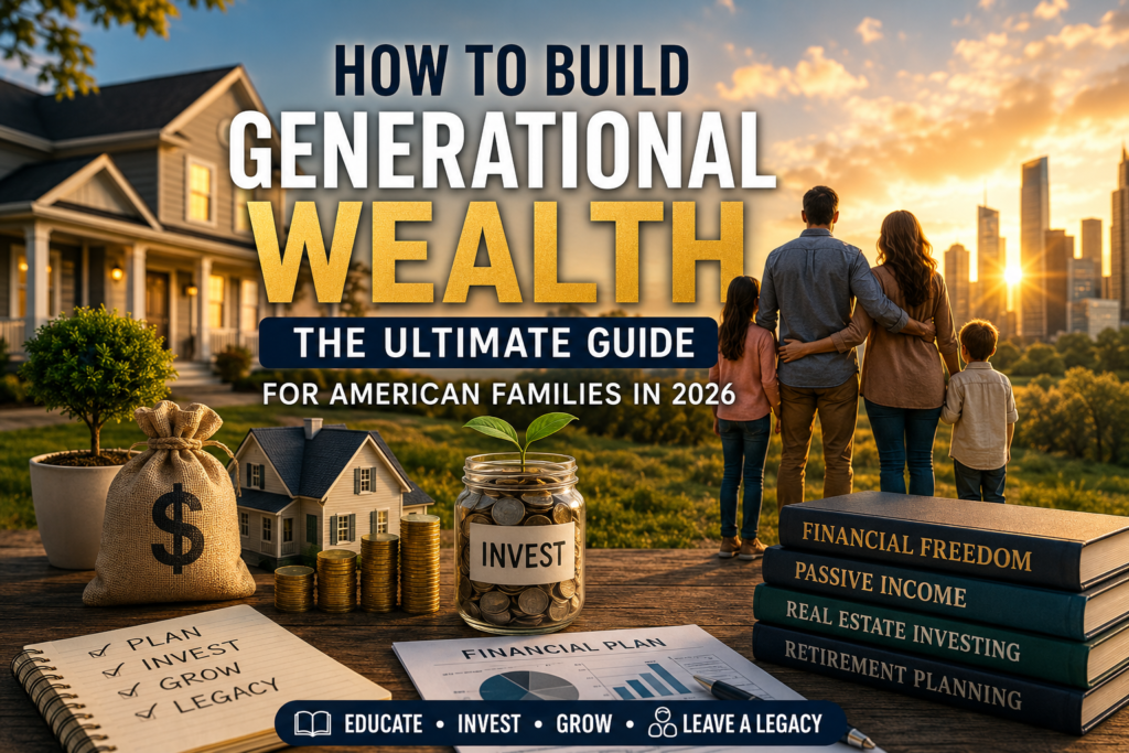 How to Build Generational Wealth: The Ultimate Guide for American Families in 2026 how to buildgenerational wealth