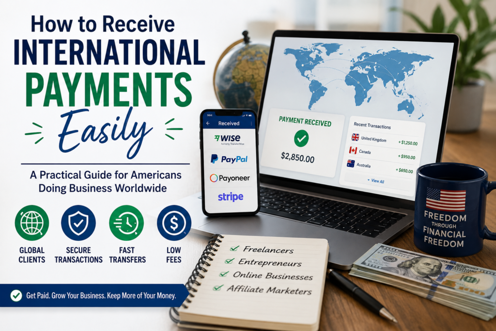 how to receive international payments easily