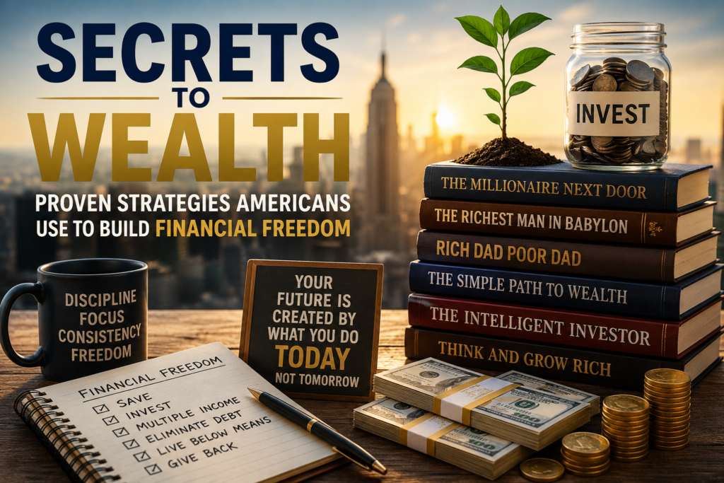Secrets to Wealth: Proven Strategies Americans Use to Build Financial Freedom secrets to wealthy